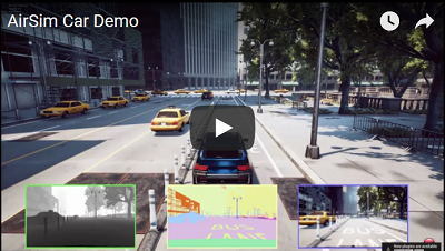 AirSim Car Demo Video