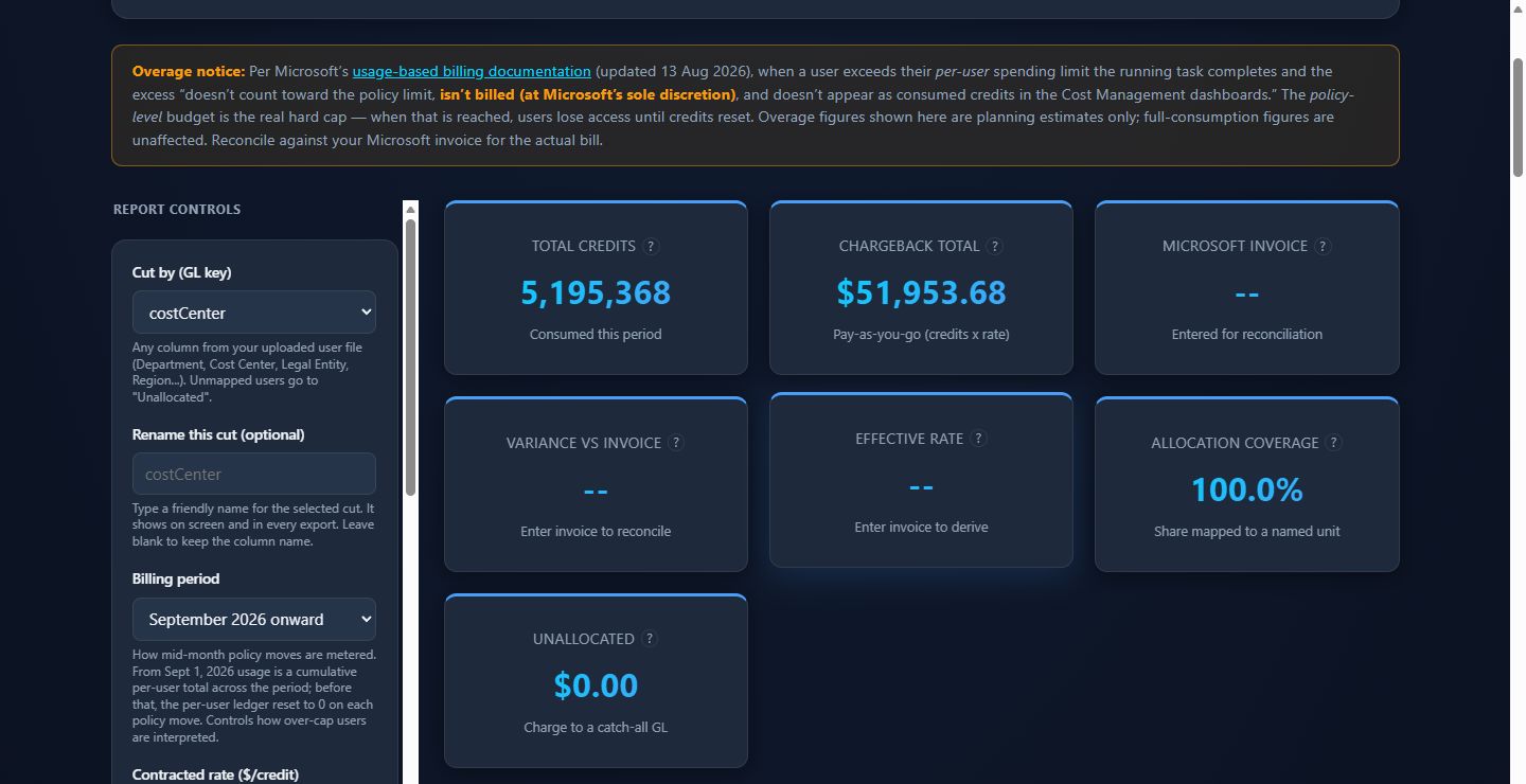 Cowork Chargeback (Web App) page 1 of 4