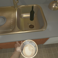 Model assumes mug is already full