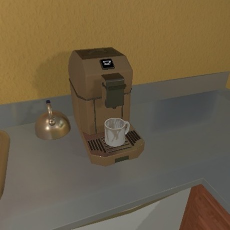 Kitchen scene - mug is dirty