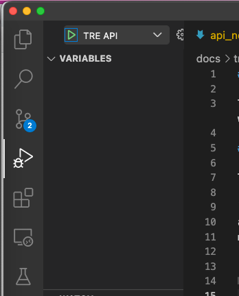 VSCode API debugging screenshot