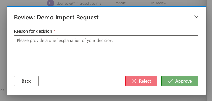 Review decision