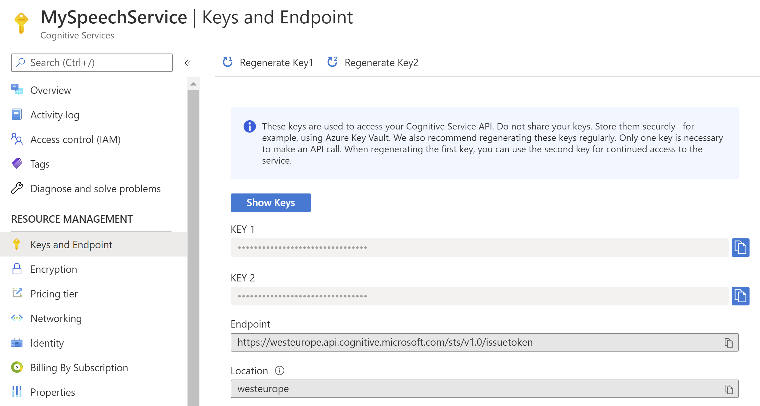 azure speech to text api example