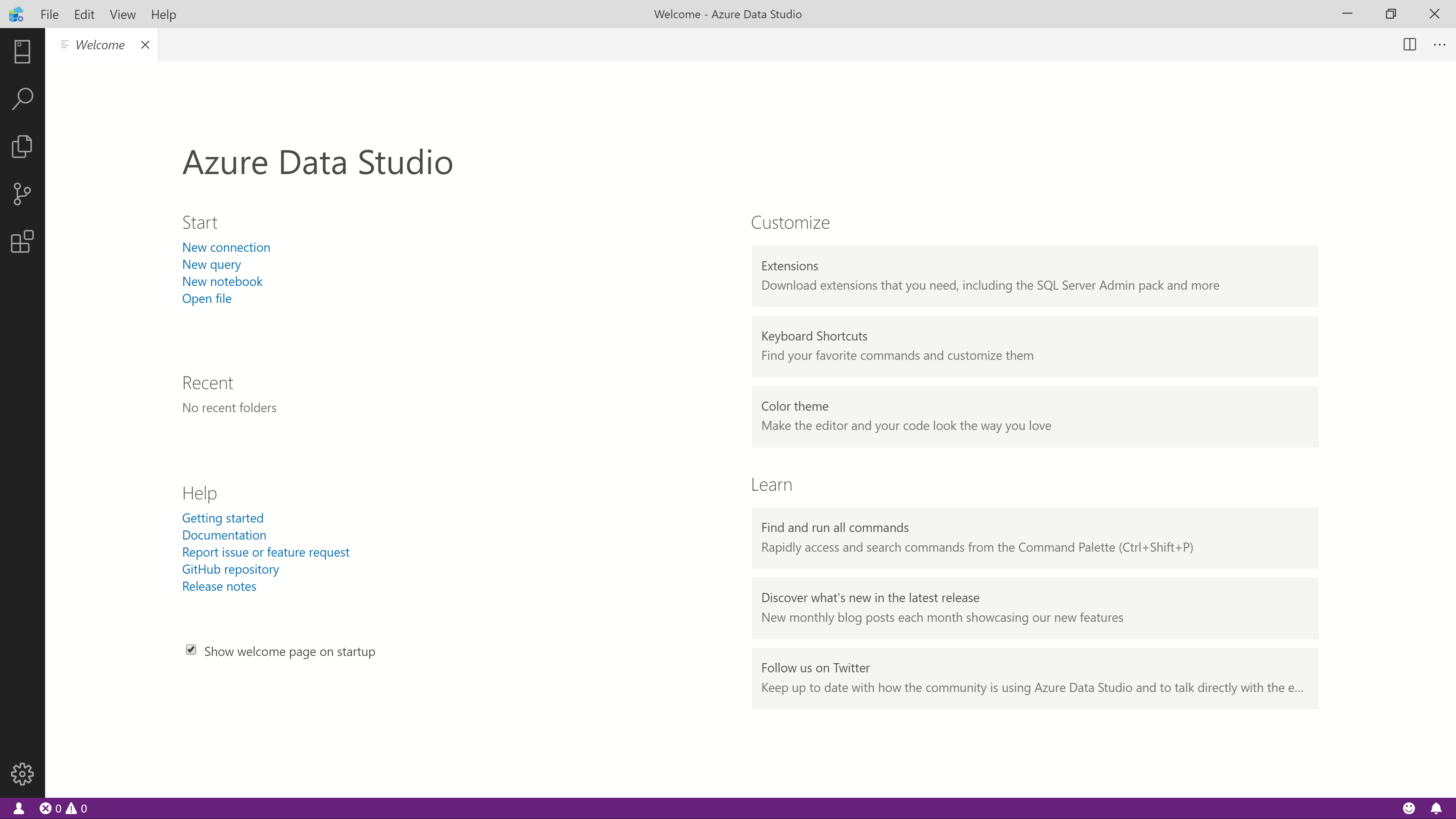 azure data studio import csv