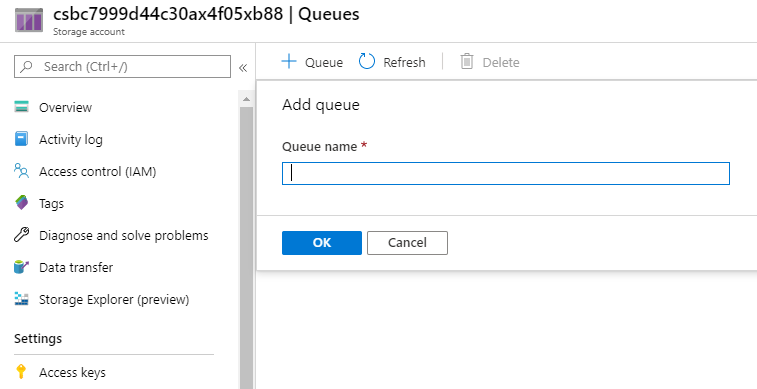 azure storage queue fifo