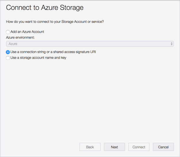 use azure storage emulator on a mac