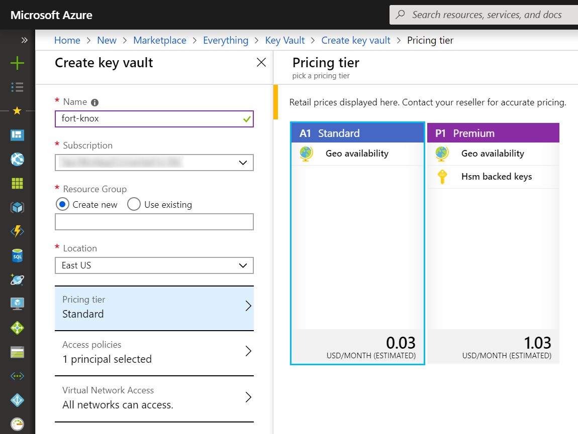 azure key vault