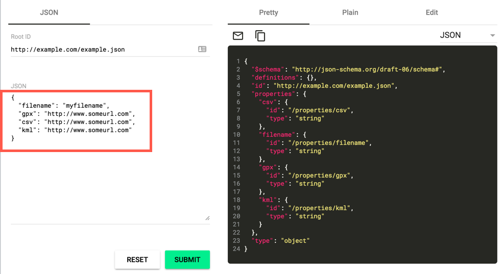 Json reader. Json схема. Json schema пример.