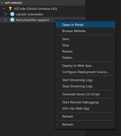 visual studio code github actions