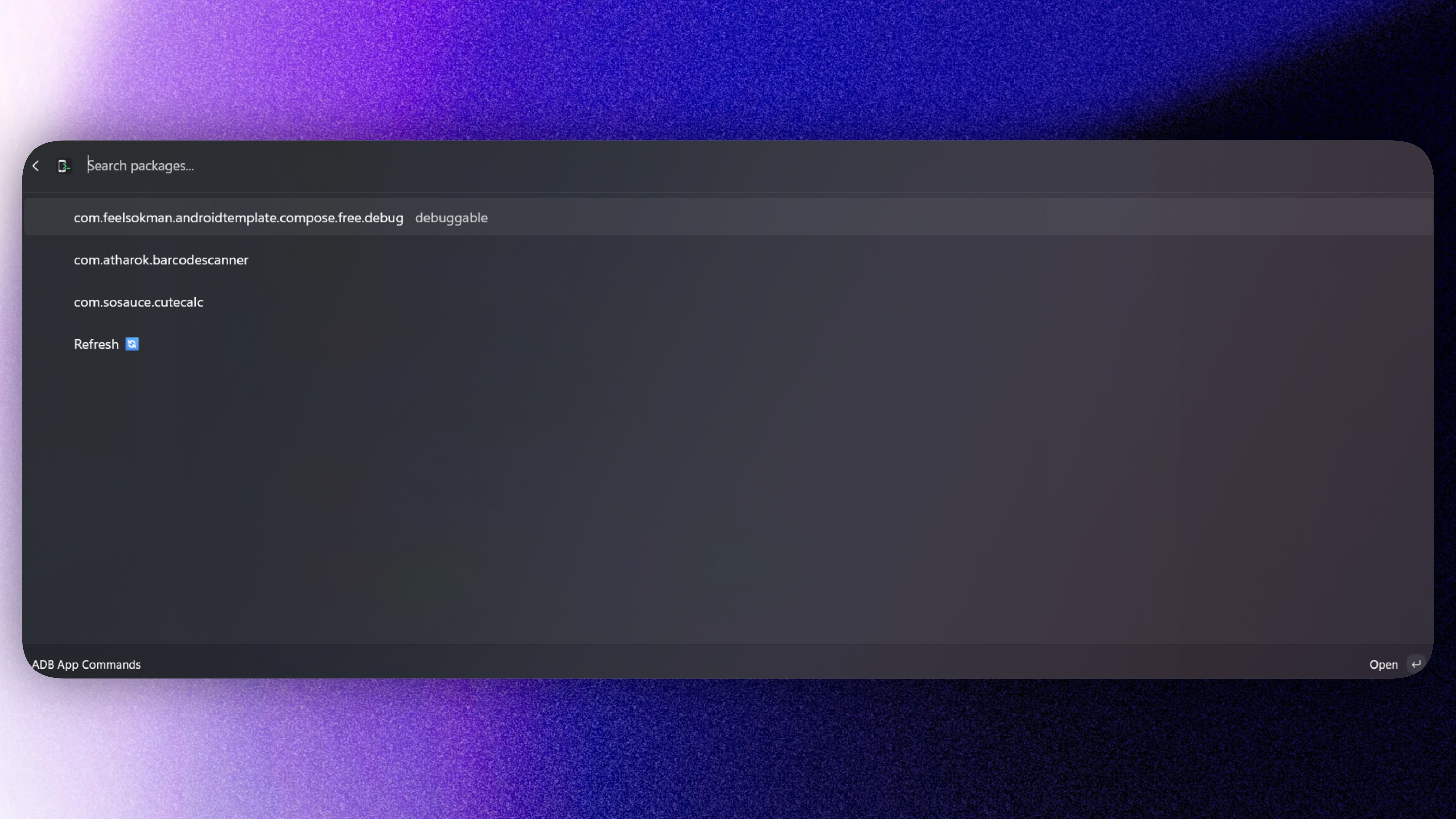 ADB Extension interface screenshot 3 of 4