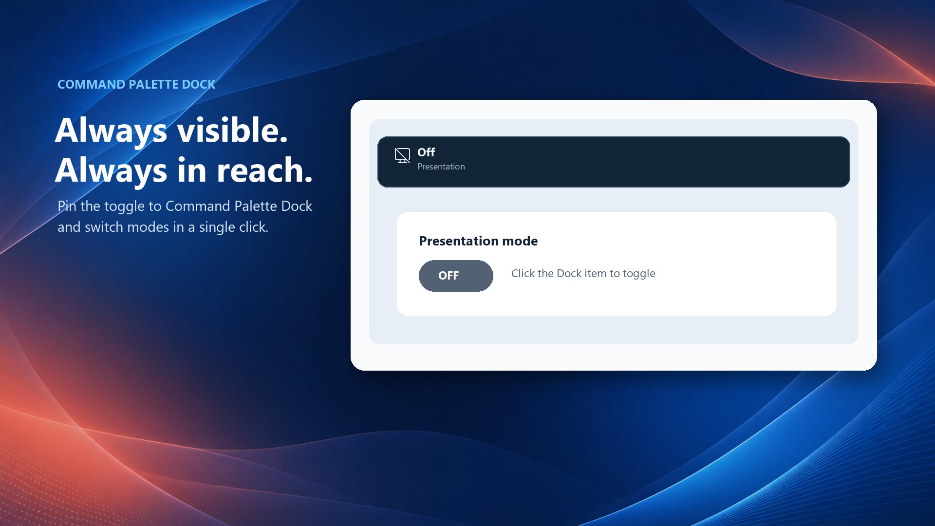 Presentation Mode interface screenshot 2 of 3