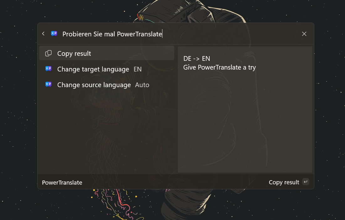 Power Translate interface screenshot 1 of 3