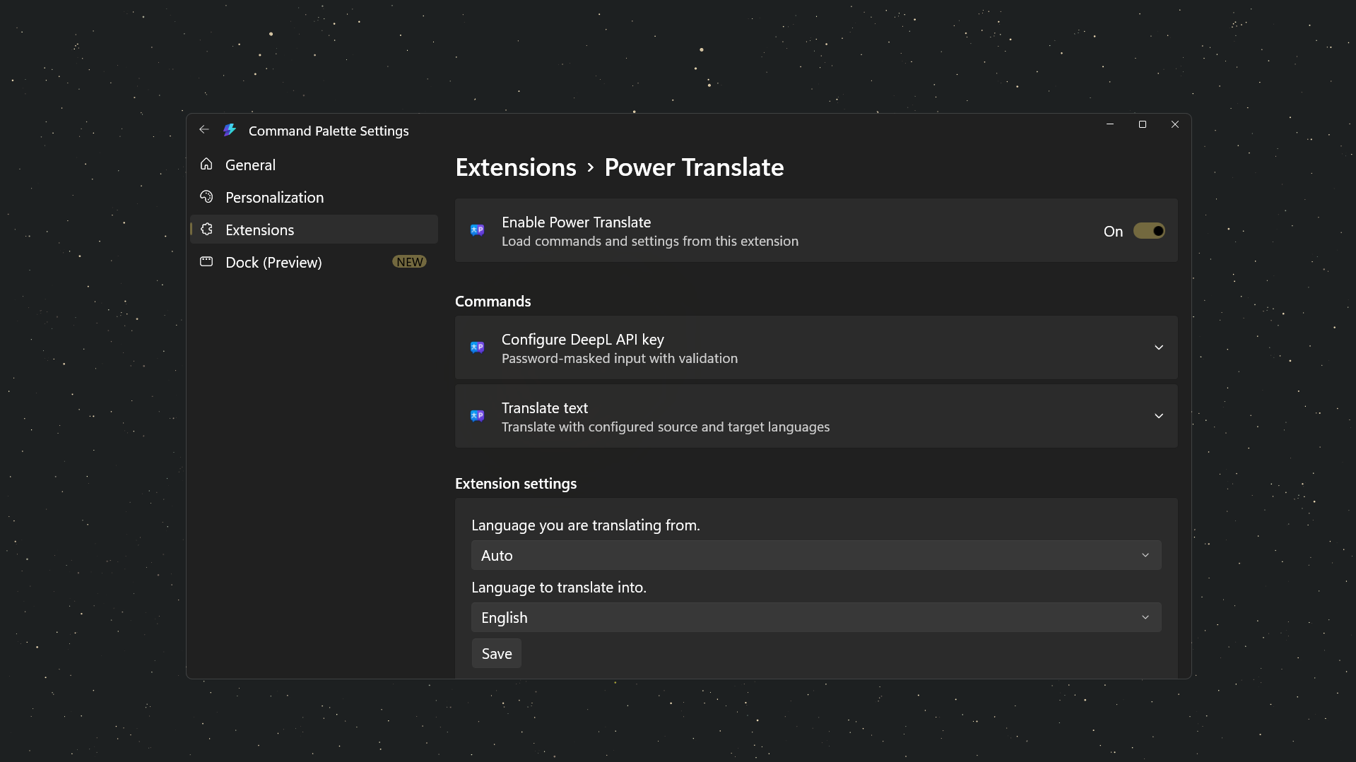Power Translate interface screenshot 3 of 3