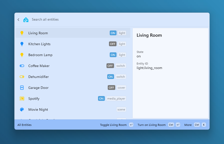 Home Assistant interface screenshot 1 of 1