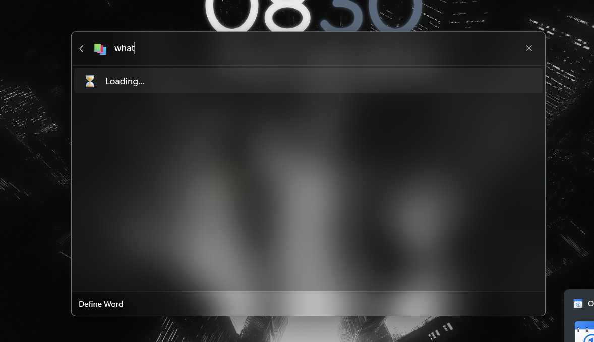 Define Word interface screenshot 2 of 4