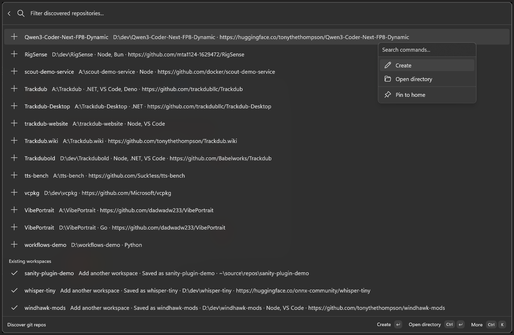 Quick Shell interface screenshot 4 of 4