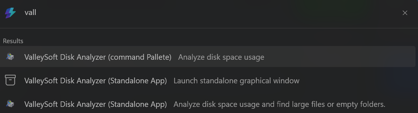 ValleySoft Disk Analyzer interface screenshot 2 of 2