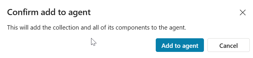 Add Component Confirm