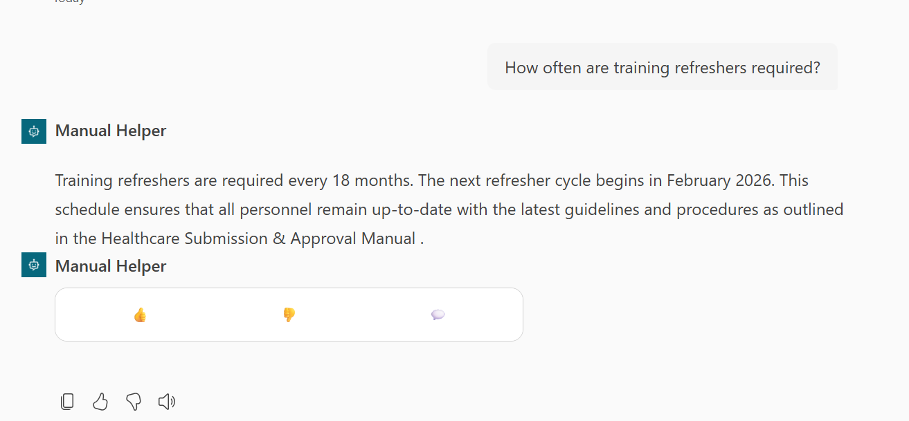 M365 Feedback After Every Response