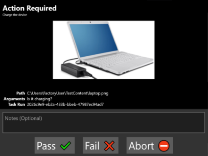 screen shot of external task image