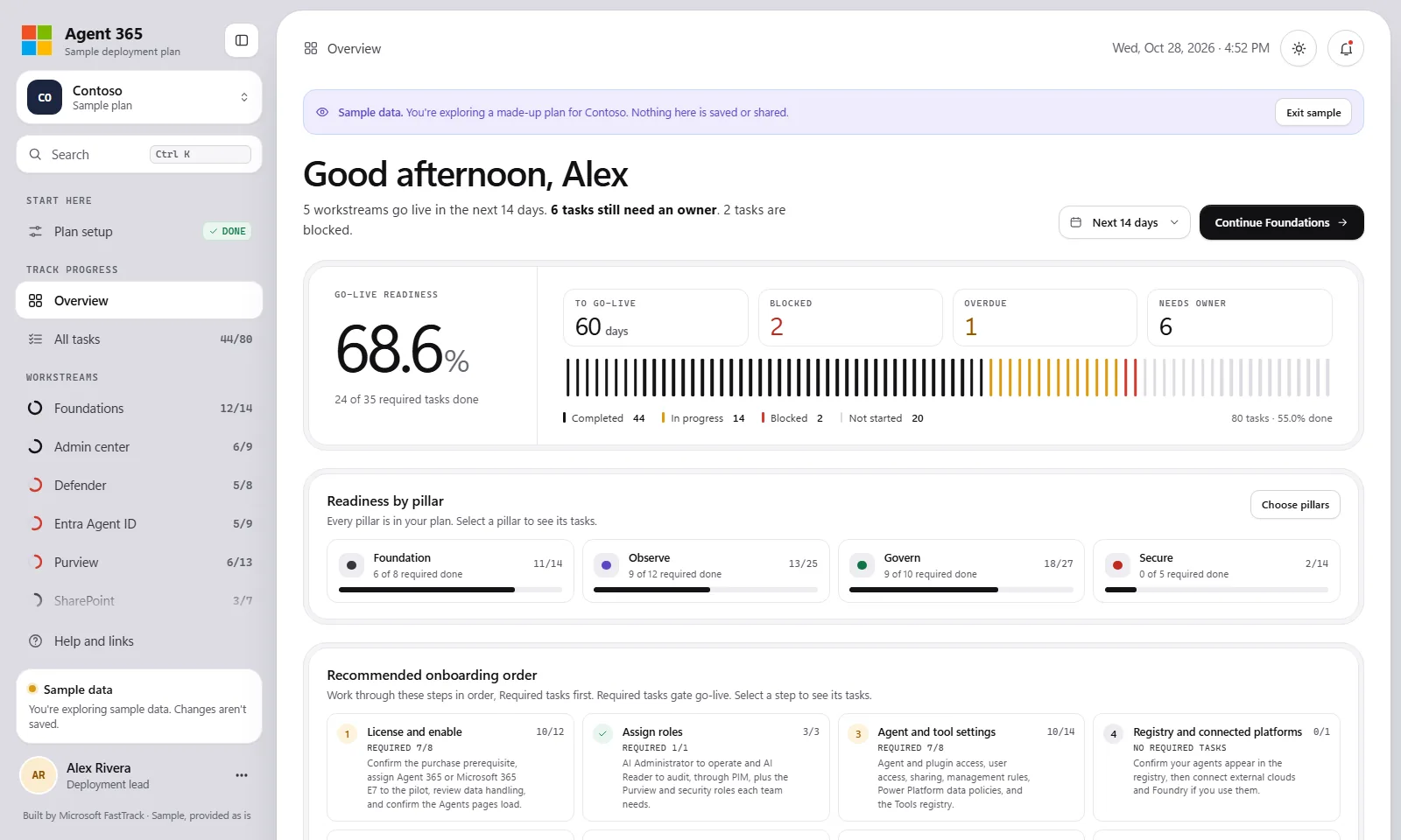 Preview of Agent 365 Enablement Checklist