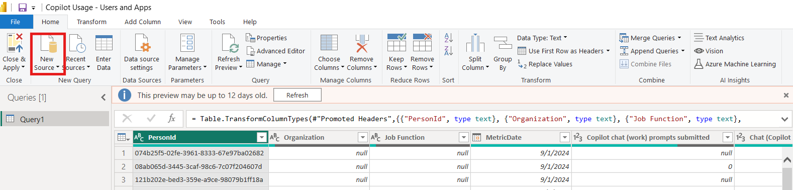 Step 2 Excel