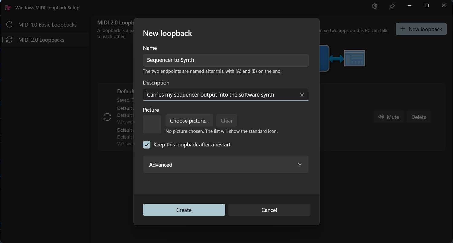 Creating a loopback