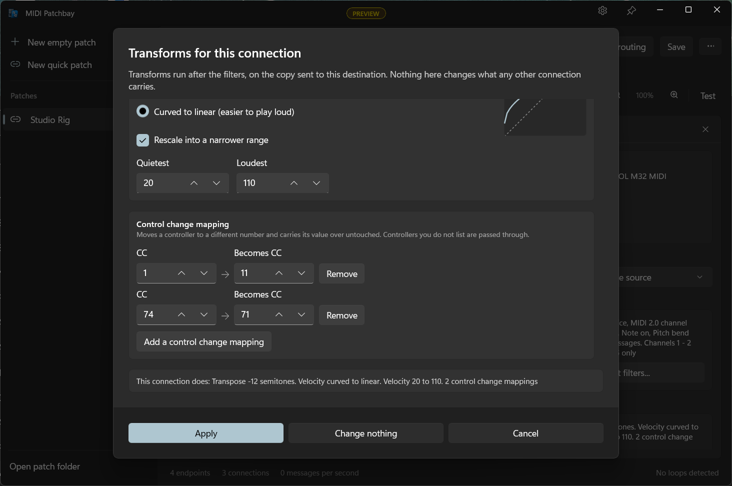 Moving one controller to another