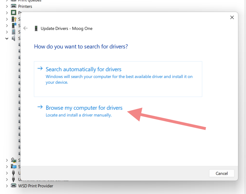 Device context menu