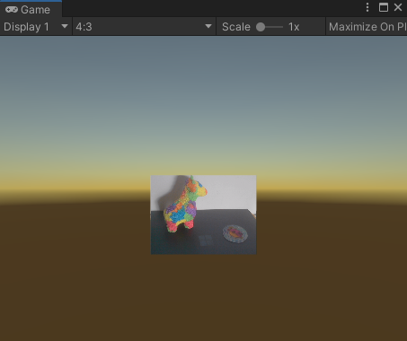 Local video feed rendering in the Unity editor