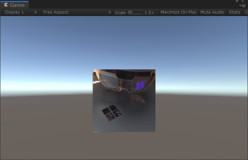 Local video feed rendering in the Unity editor