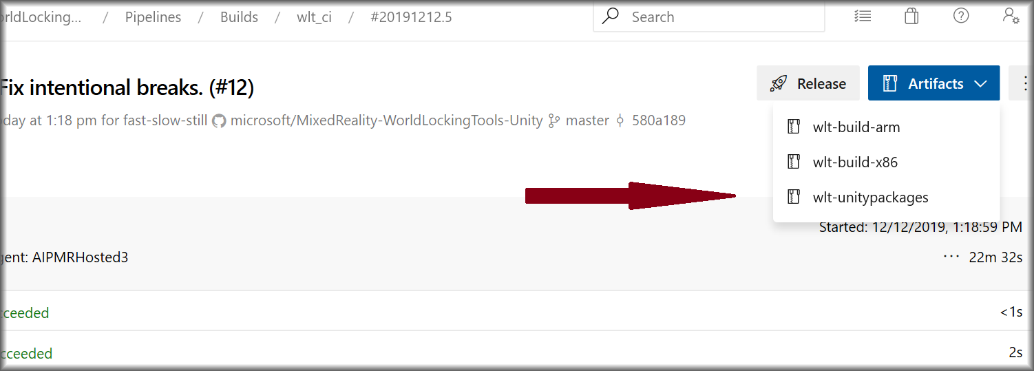 Select unity packages