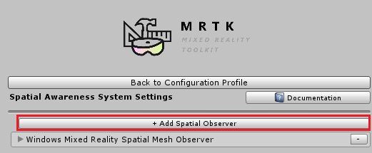 Add Spatial Observer