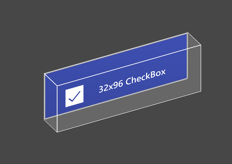 PressableButtonHoloLens2ToggleCheckBox_32x96