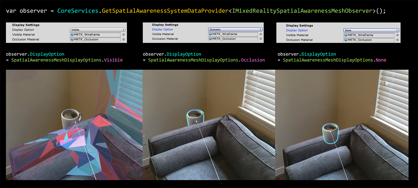 Select the Spatial Awareness System Implementation