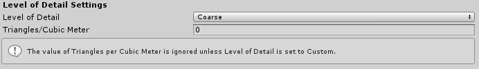 Mesh Observer Level of Detail Settings