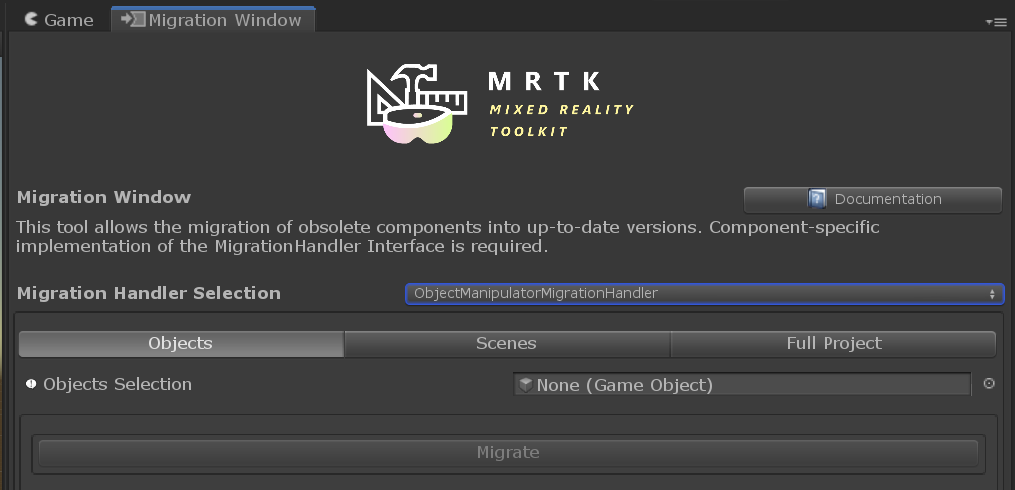 Migration selection modes