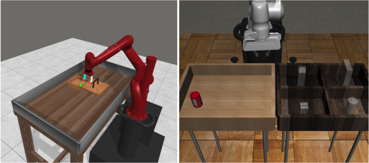 Examples of tasks used in experiments