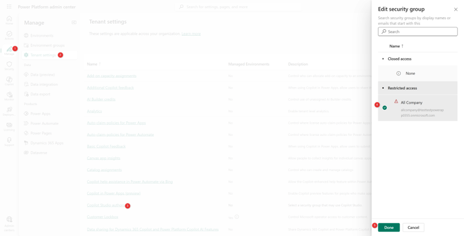 Enable Copilot Studio Authors