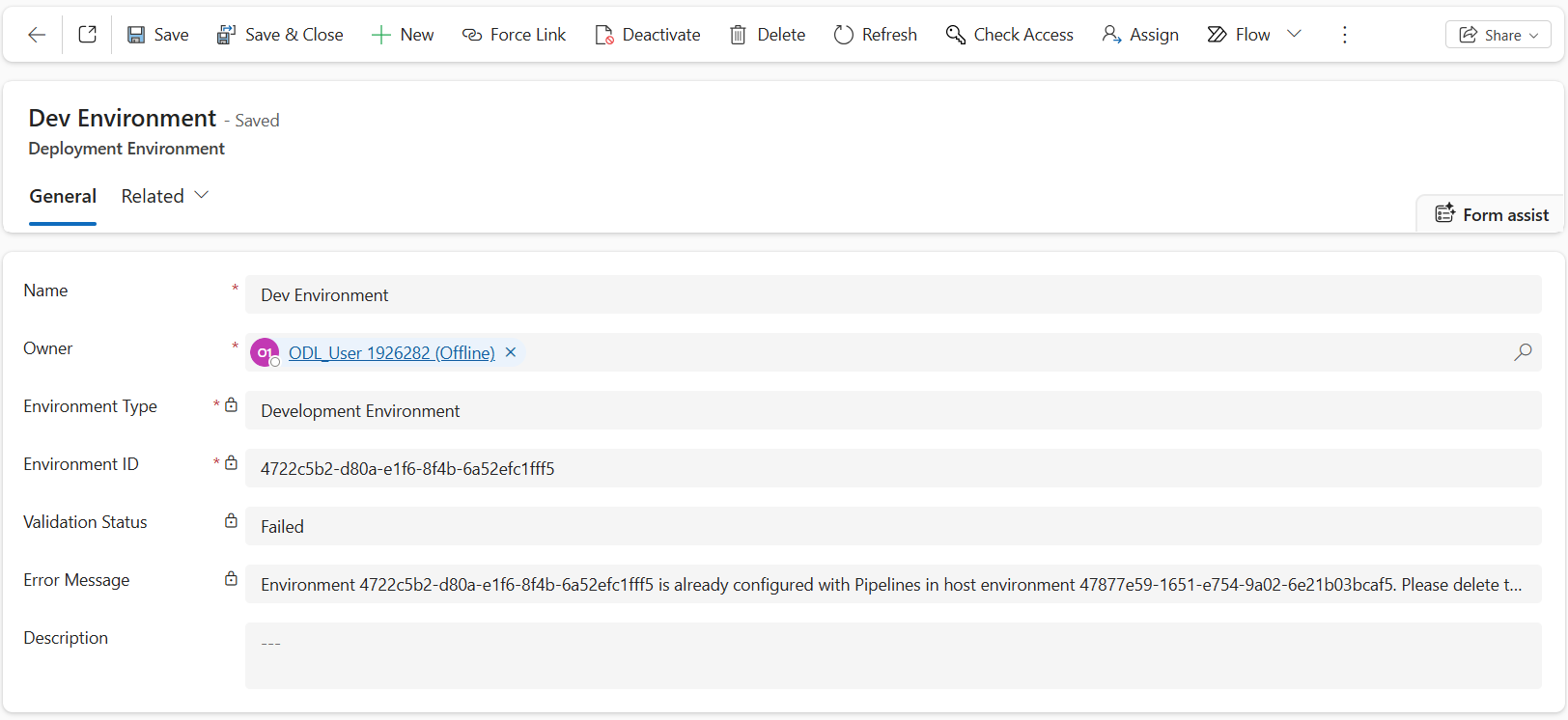 Environment Configuration