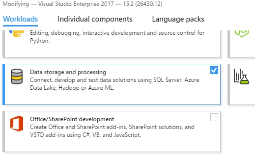 PartsUnlimited : Setup SSDT and Sample db with Visual Studio and VSTS