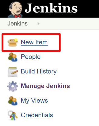 New Jenkins item