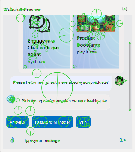 Example of web change playground