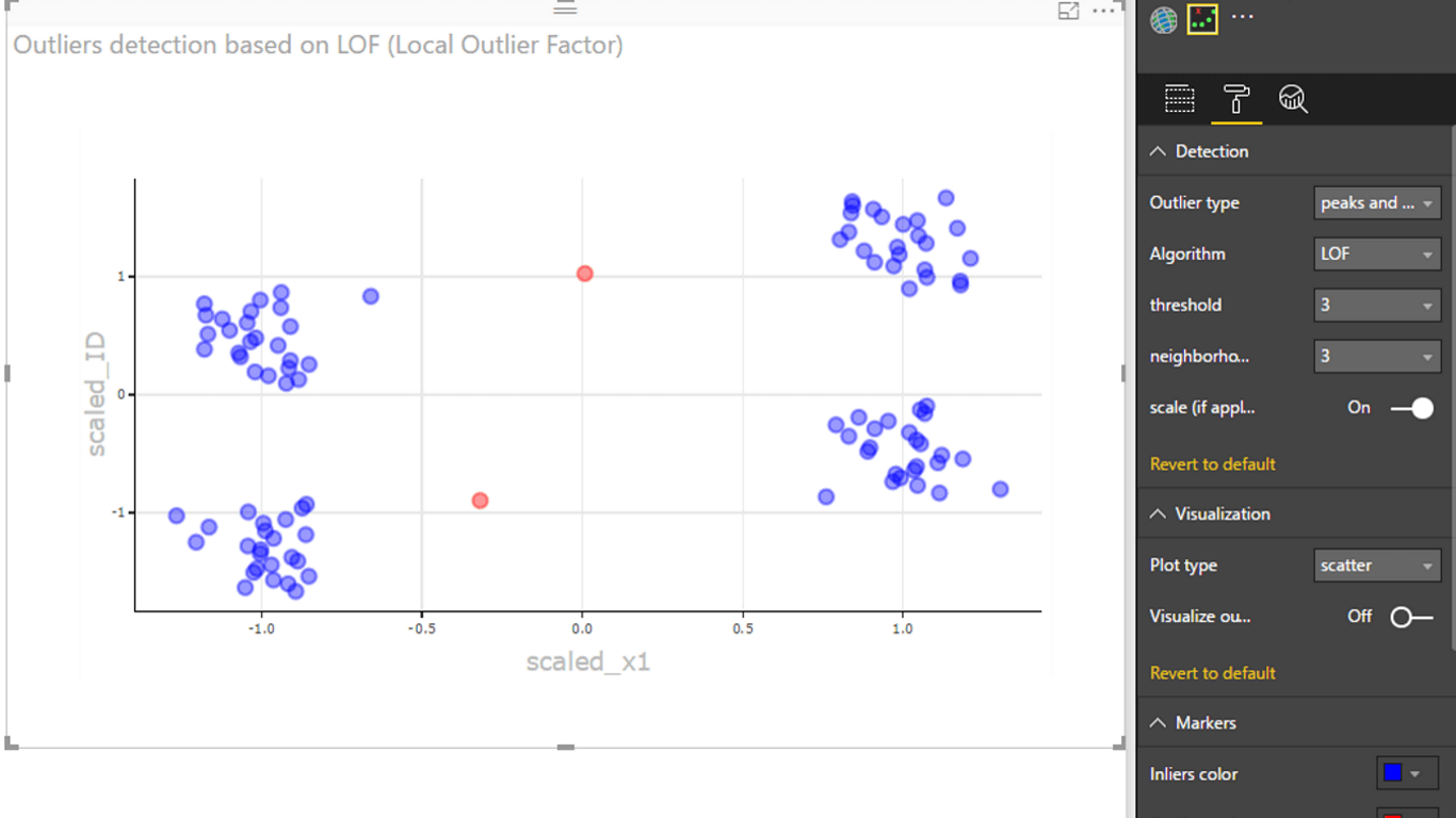 Outliers Detection screenshot
