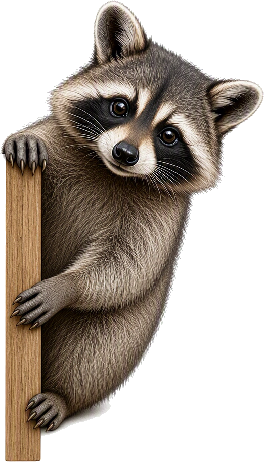 Roakey peeking in