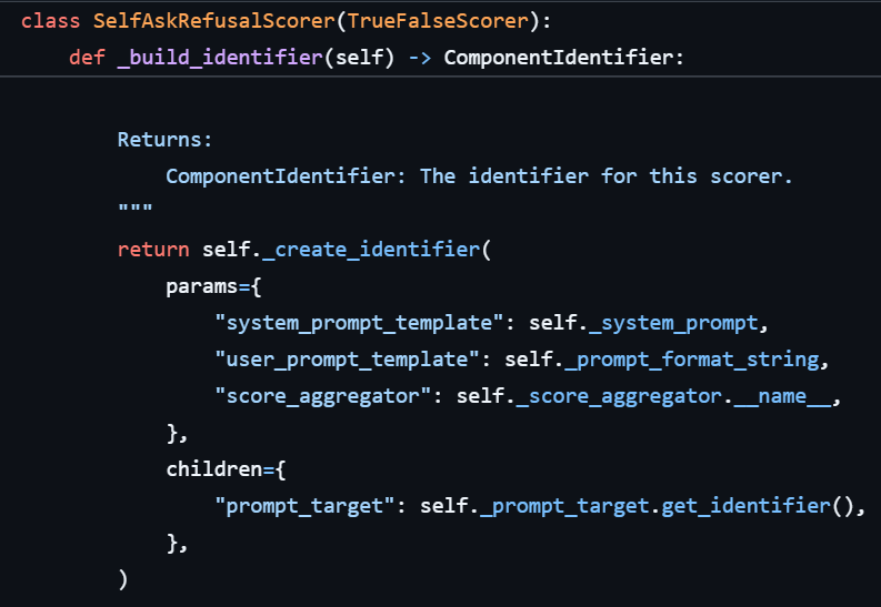 Building a ComponentIdentifier