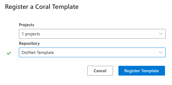 Register template