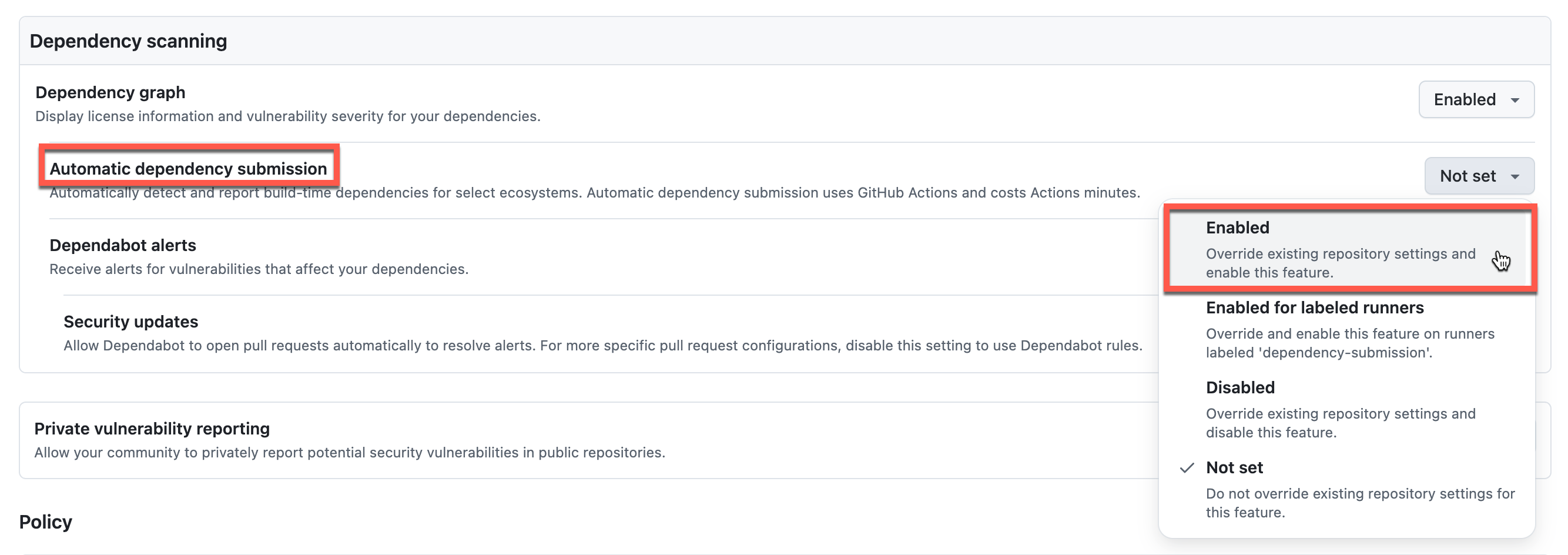 Dependabot Alerts