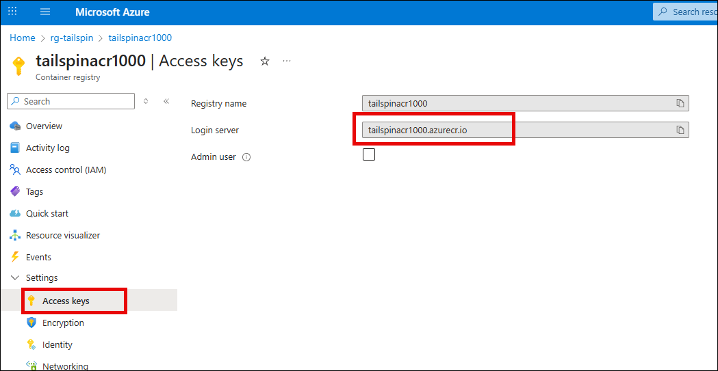 ACR Login Server
