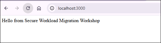 node.js app running